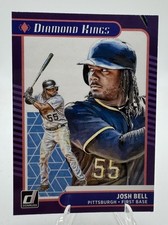 2021 Panini Donruss Baseball Josh Bell Diamond Kings #25 Pittsburgh Pirates