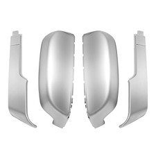 Side Mirror Cover Cap Trims Compatible with Silverado Sierra 2500 3500 Chrome