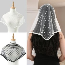Dot Lace Triangle Scarf Thin Head Cover Scarf Headband Accessories Women Shawls