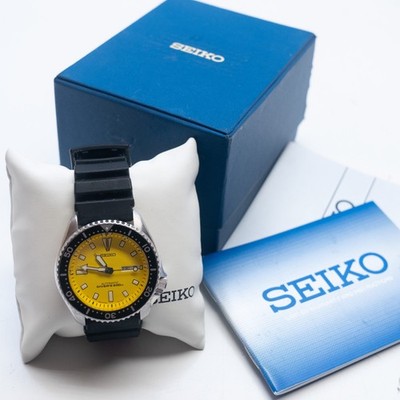 Seiko Men's Watch SKXA35 Bumblebee Diver 200M Automatic 7S26-02C7 Malaysia Made