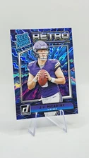 JJ Mccarthy 2024 Donruss Football Rated Rookie Retro Series #2 (RC) Vikings