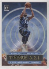 2019 Panini Donruss Optic T-Minus 3 2 1 Holo Prizm Karl-Anthony Towns #10 02v3