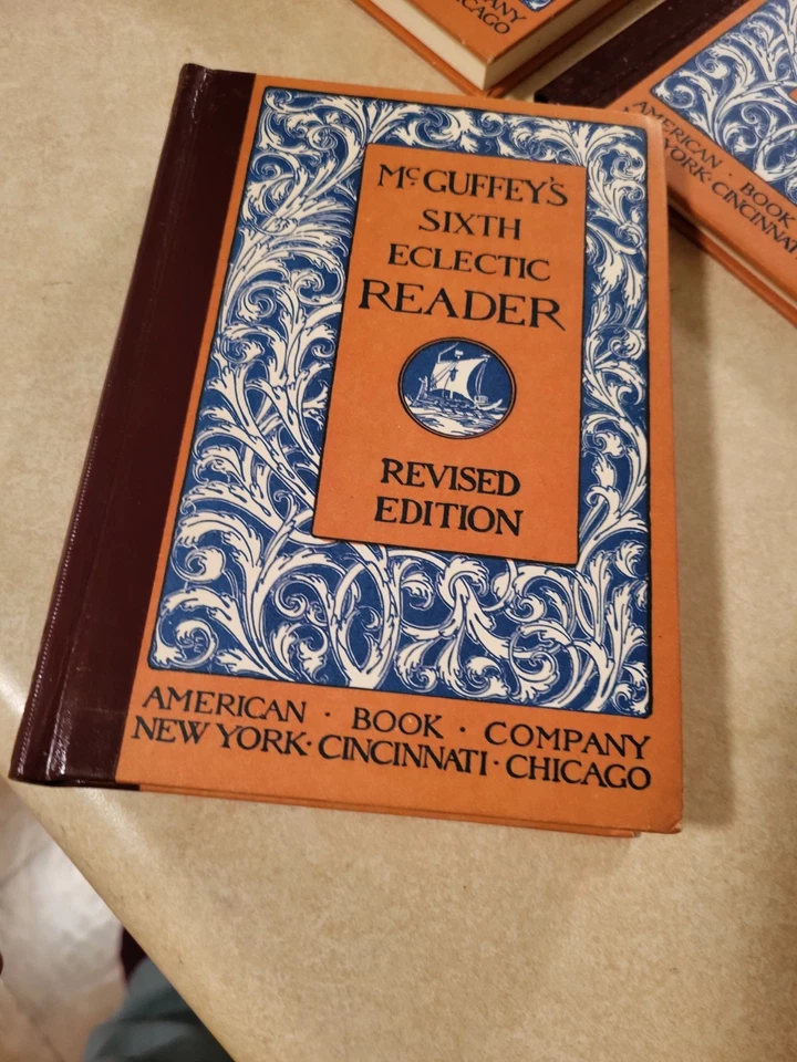 McGUFFEY'S ECLECTIC READERS PRIMER THRO SIXTH REVISED EDITIONS SET W/ORG. BOX - Image 4 of 4