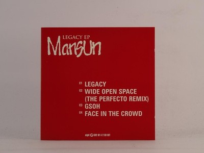 MANSUN LEGACY (J7) 4 Track CD Single including Picture Sleeve EMI