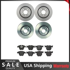 Brembo Front and Rear Brake Kit Disc Rotors Low-Met Pads For BMW E90 E91 E92 E93