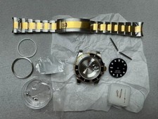 DIY SET for 3135 40MM Watch case dial hands Strap sapphire