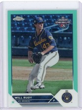 2023 Topps Chrome Pro Debut Aqua /75 WILL RUDY #PDC-150!