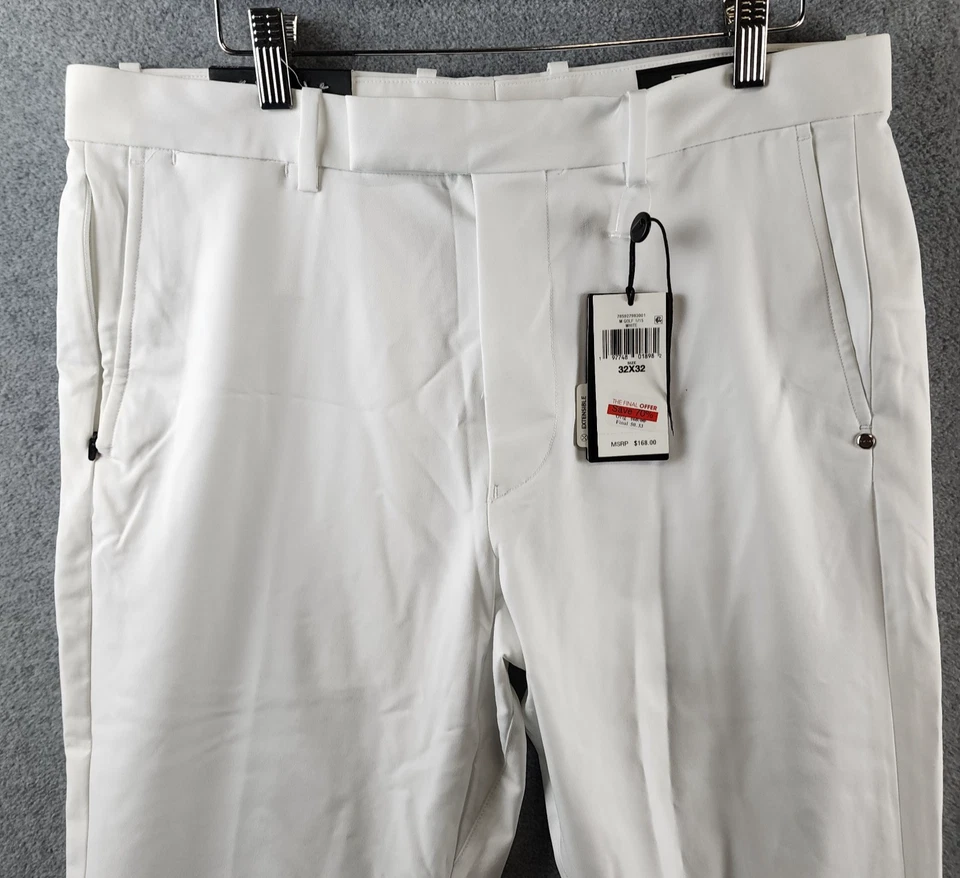 Calça Polo Ralph Lauren Golf Ajuste Personalizado Performance Sarja Masculina 32X32 Branca - Imagem 4 de 4