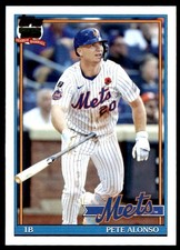 2026 Topps #T91-12 Pete Alonso 1991 Variation
