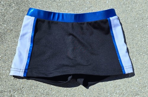 Gonna pantaloncino Rebel Cheerleading uniforme blu nera Allstar Just giovane media 7/8 - Foto 1 di 4