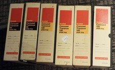 LOT 6 Vtg Kodak Carousel Transvue Projector Universal SLIDE Reel TRAYS Holds 720