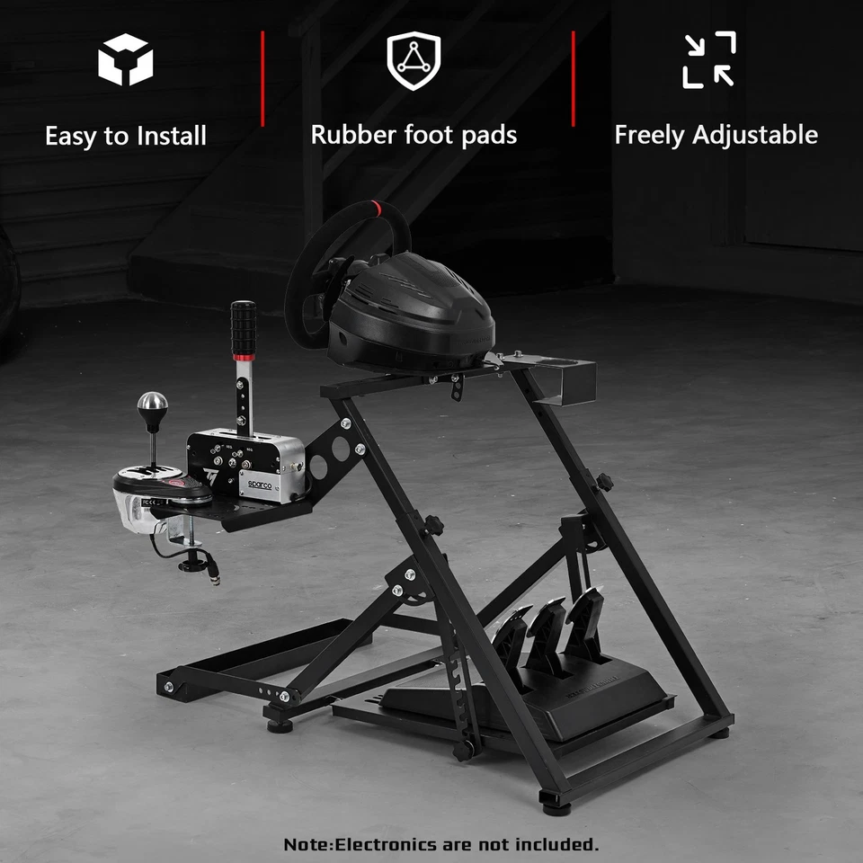 Dardoo Racing Sim Cockpit Wheel Stand Fit Logitech G29 G920 G923 Thrustmaster - image 3 of 4