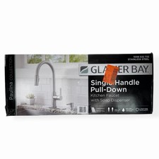 Glacier Bay Paulina Pull-Down Sprayer Kitchen Faucet Dispenser Stainless Steel