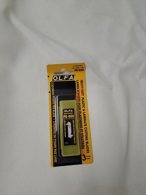 OLFA 2 POINT PLASTIC AND LAMINATE CUTTING BLADES #5014 PB-800 3 PACK