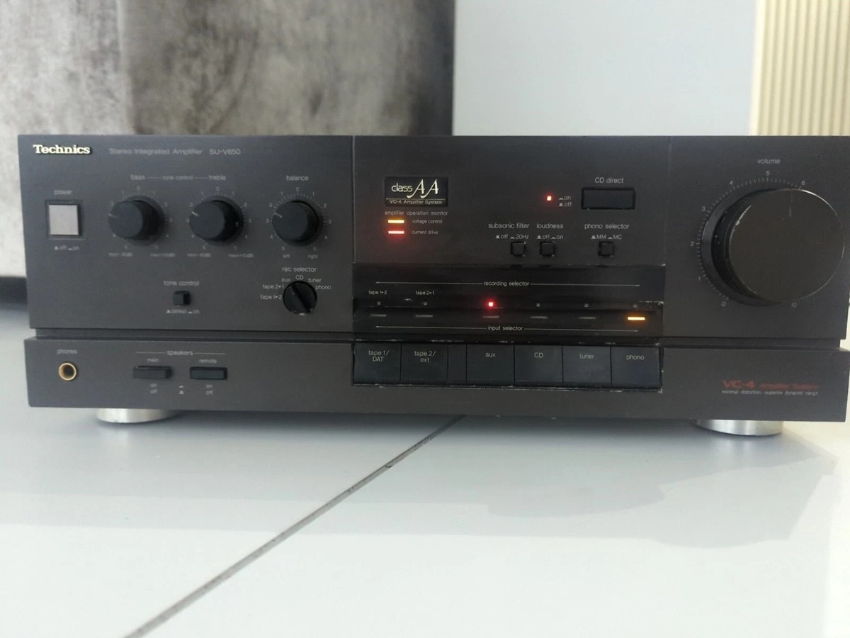 Technics SU V650 Amplifier Class AA VC4 Phono CD Tuner HiFi Stereo