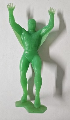Vintage 1967 Marvel Marx 6 1/2'' Spider-Man Figure GREEN (Beauty)