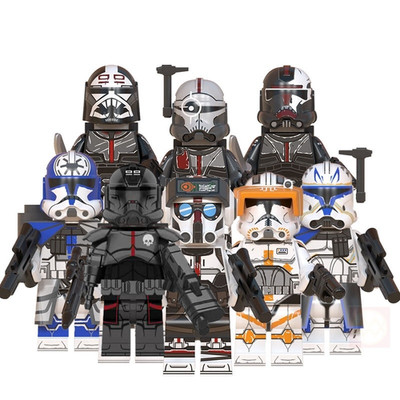 Bad Batch Clone Force 99 set -8  figures Captain Rex Wrecker Crosshair Hunte