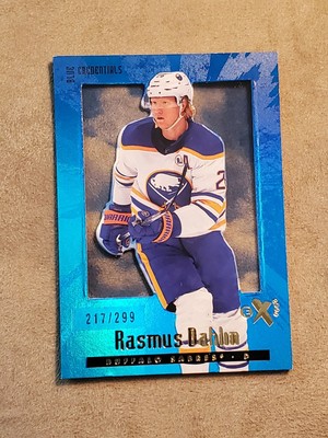2023-24 SKYBOX EX-2000 RASMUS DAHLIN BLUE CREDENTIALS /299 #23 BUFFALO SABERS SP