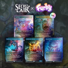MTG Secret Lair x Furby: The Oddbodies Rainbow Foil Edition NEU