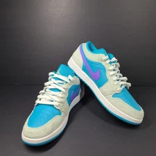 Nike Air Jordan 1 Low SE 'Aquatone' (Blue) Sneakers Shoes DX4334-300 Sz 10