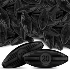 100 PCS Black Plastic Biscuit Joiner Plates SelfClamping Woodworking Connectors