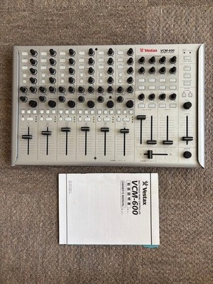 Vestax VCM-600 USB MIDI Controller DJ DAW Ableton Live 6Ch Fader Knobs w/ Manual