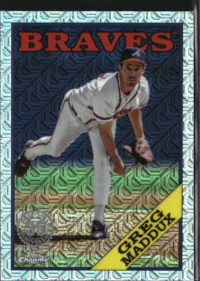 2023 Topps #2T88C-35 Greg Maddux 1988 Topps Baseball 35th Anniversary Chrome