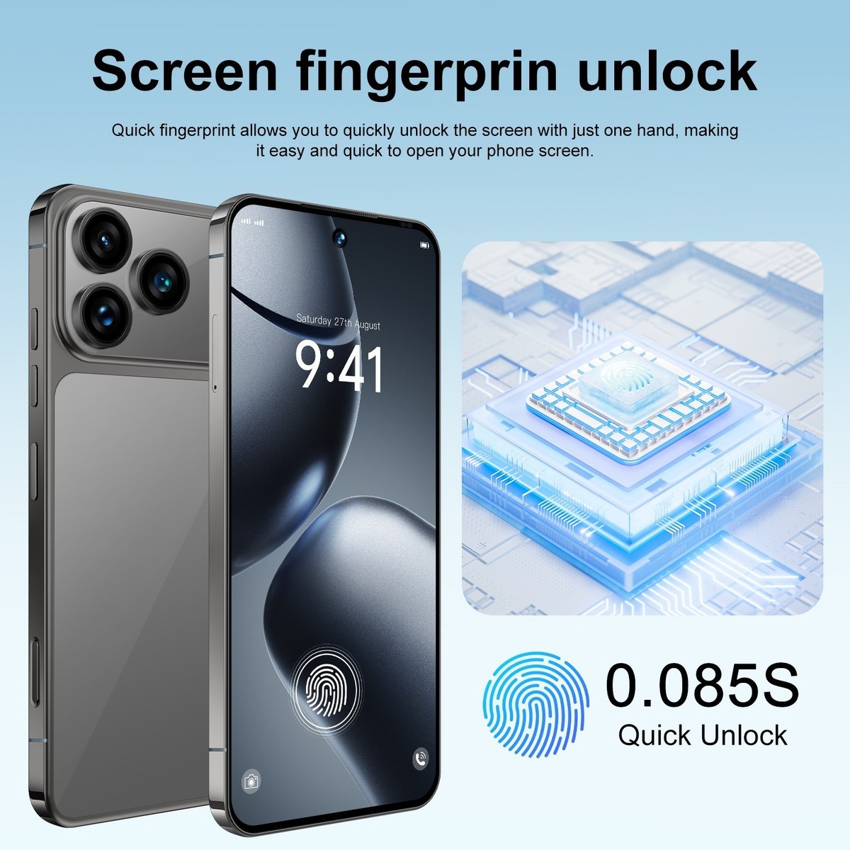 i17 ProMax 5G Smartphone 7.3