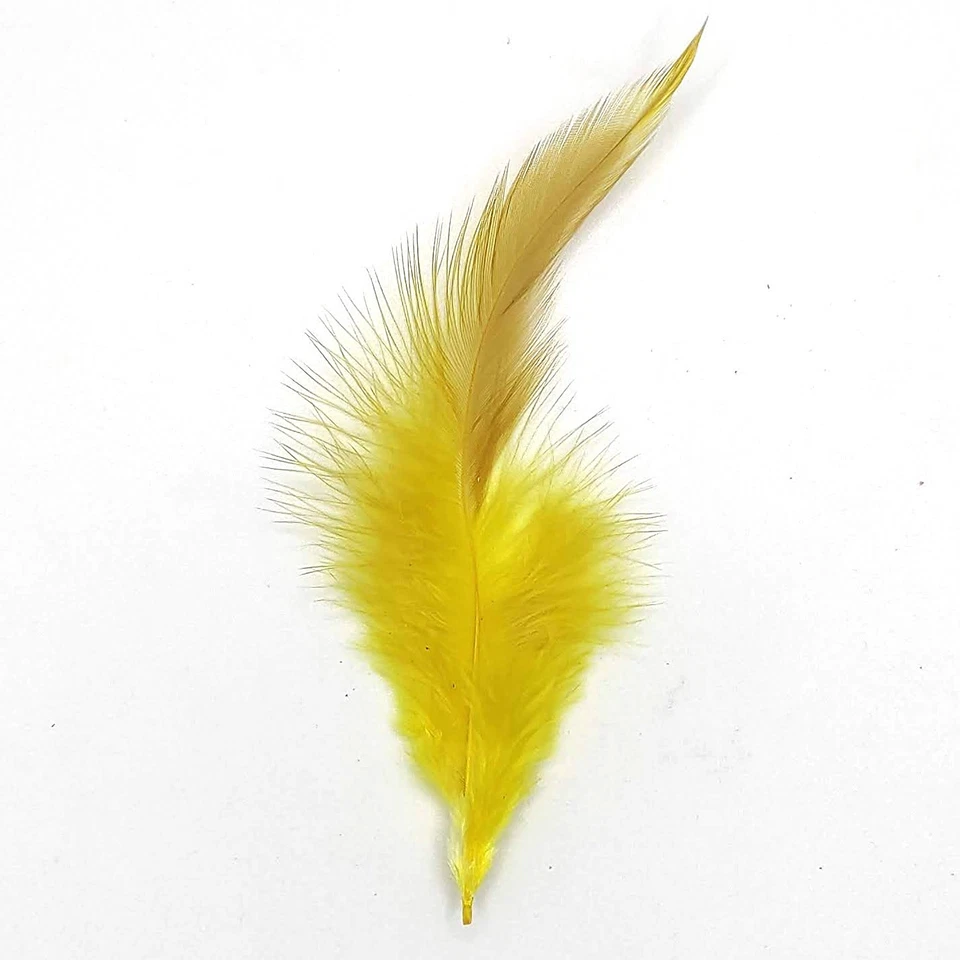 50x Gefärbte Federn Hahnenfedern 10-15 cm Schmuck Bastelfedern Deko DIY Basteln - Bild 3 von 4