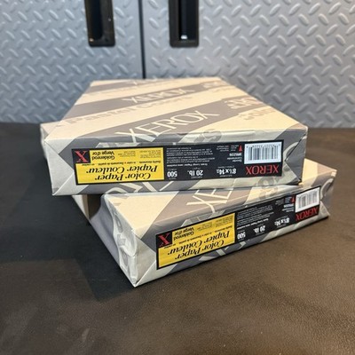 Xerox Color 20 lb 1000 sheets printer paper Goldenrod - 2 Packs - (8.5  x 14 )