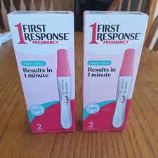 First Response Pregnancy Tests 2 per box 2 boxes NEW exp 01/2028