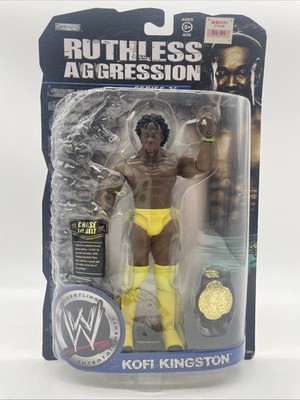 WWE Jakks Kofi Kingston Ruthless Aggression Wrestling Figure MOC #3