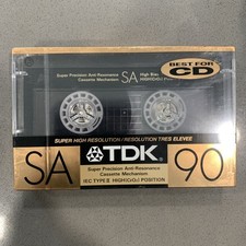 NEW TDK SA 90 High Bias Type II Cassette Tape SEALED