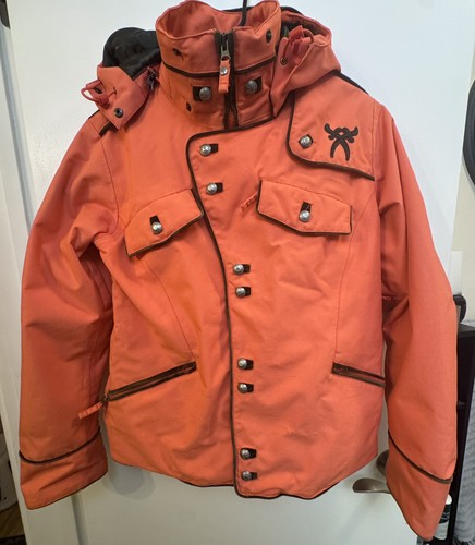 Burton Unisex Orange Annie Jacket Size Med - Picture 1 of 11