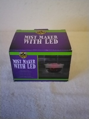 Spirit Halloween Mist Maker w/ LED Light Fogger Party Decoration - New Open Box