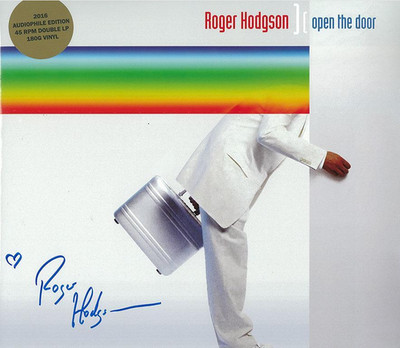 Roger Hodgson OPEN THE DOOR VINYL - LIMITED EDITION AUTOGRAPHED/NUMBERED