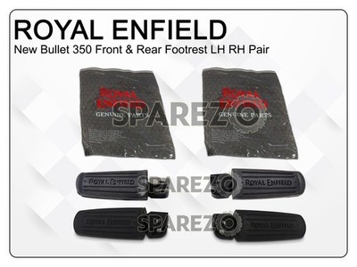 Genuine Royal Enfield New Bullet 350 Front & Rear Footrest LH RH Pair