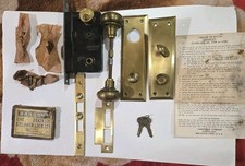 ORIGINAL SARGENT ONE CYLINDER FULL SET ENTRY MORTISE LOCK  (OB4745TC)