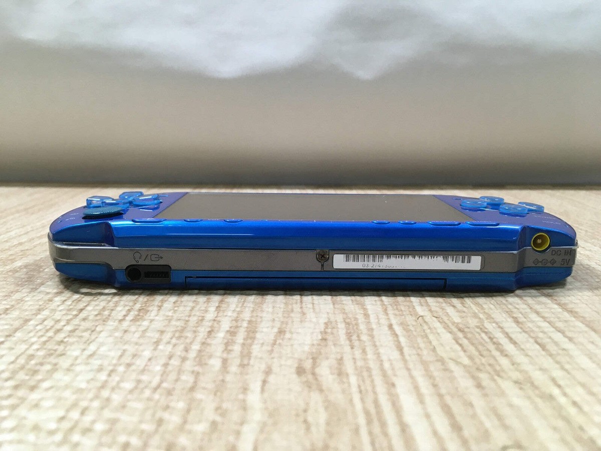 GD8688 With Defects - PSP-3000 VIBRANT BLUE SONY PSP Console Japan