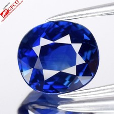  GFCO FULL CERTIFIED 2.13ct VVS Natural Royal Blue Sapphire - Heated, Gemstone