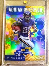 2014 Adrian Peterson Panini Rookies & Stars Crusade Blue Prizm MINT 🔥🔥🔥