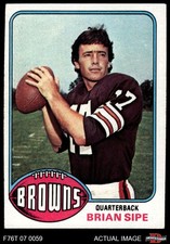 1976 Topps #516 Brian Sipe Browns-FB RC San Diego St 5 - EX