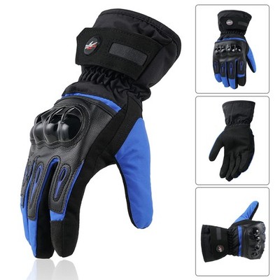 Winter Motorcycle Gloves Windproof Cold Weather Warm Touch Screen Riding Gloves