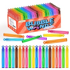 200 Pcs Mini Bubble Wands,10 Colors Circle Party Favors for Kids Supplies in ...