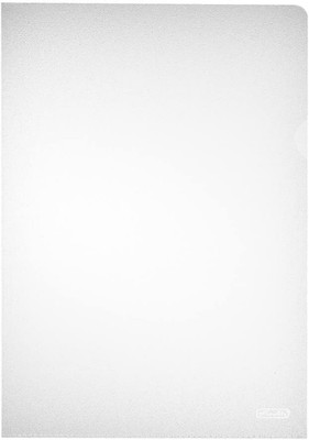 Herlitz 10843753 Aktenhülle A4 PP Genarbt Eco., 100Er Packung, Dokumentenecht