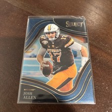 2022 Panini Select Football Draft Picks Field Level Josh Allen #169 Wyoming