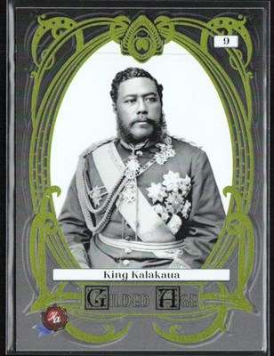King Kalakaua 2022 Historic Autographs The Gilded Age Sapphire /32 #9