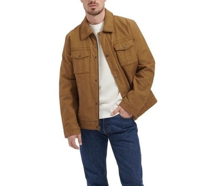 Levis Men s Brown Lined Jacket Size M Brand NEW