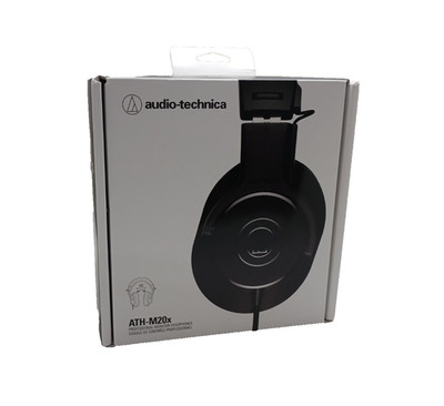 Audio-Technica ATH-M20x Professional Over-Ear Headphones Black Wired