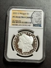 2023 S Morgan Silver Dollar Proof NGC PF70 Ultra Cameo $1 Coin (1383)